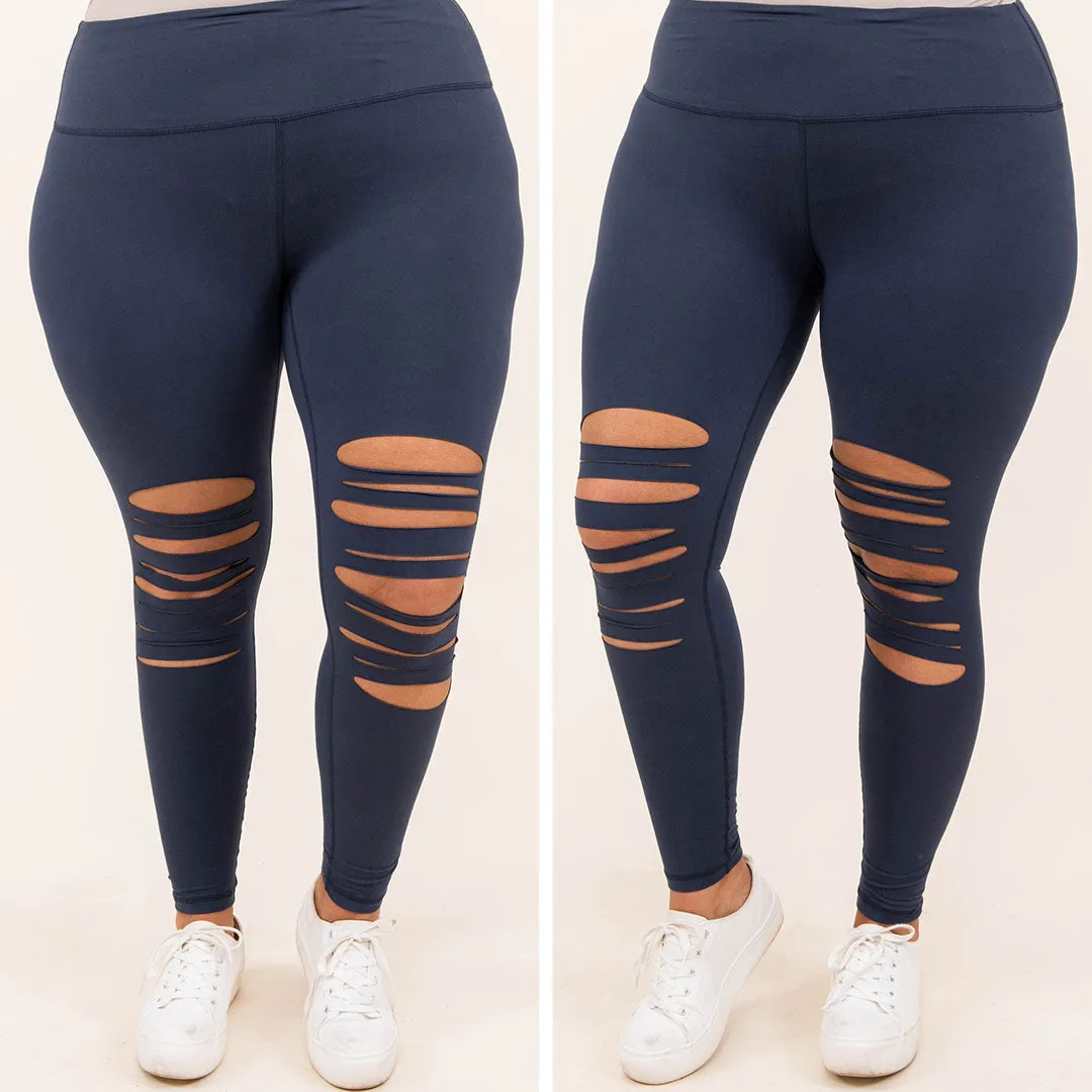 Lone Ranger Leggings, Navy