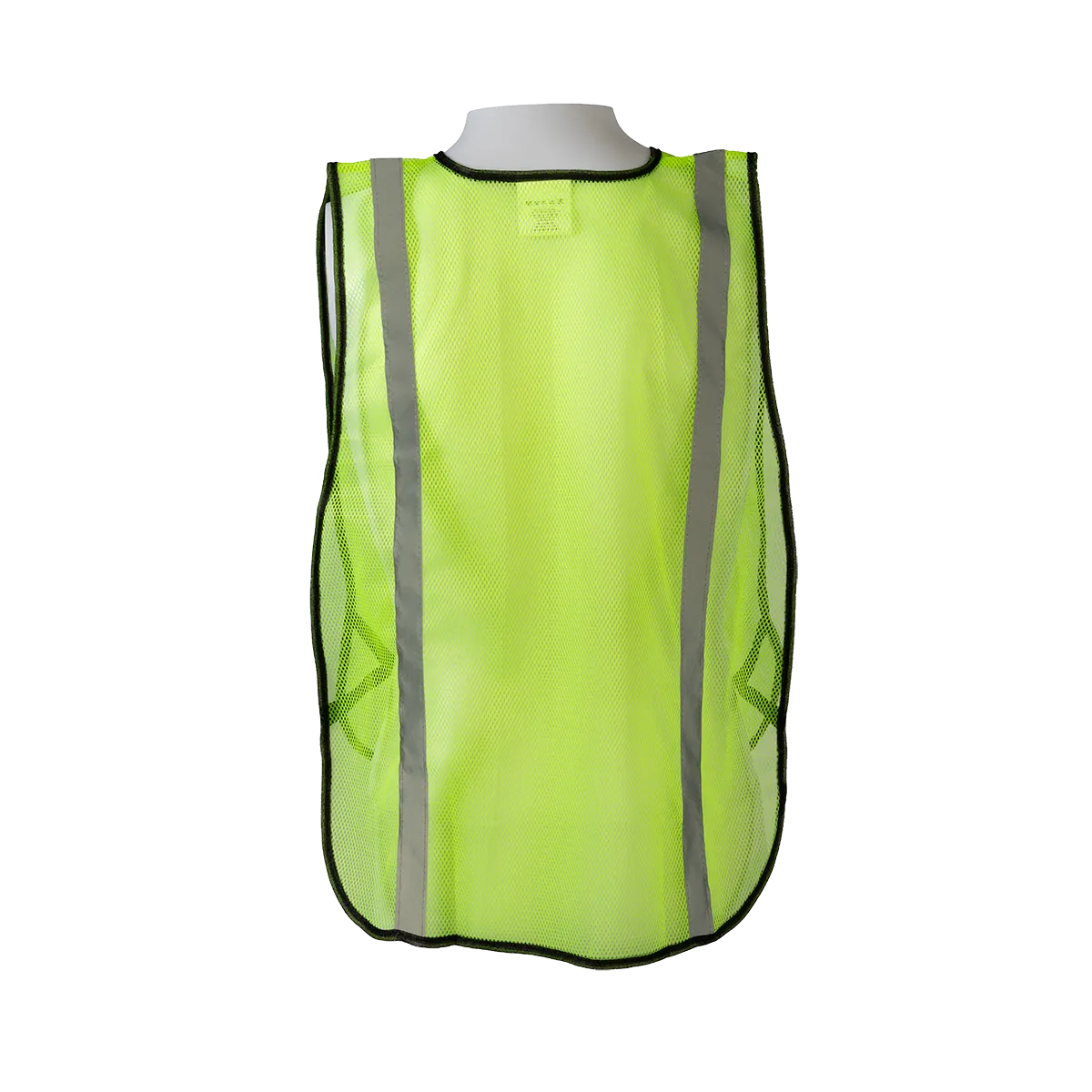 LVM-S/OVM-S ANSI Non-Rated Mesh Safety Vest - 1" Silver Reflective Tape