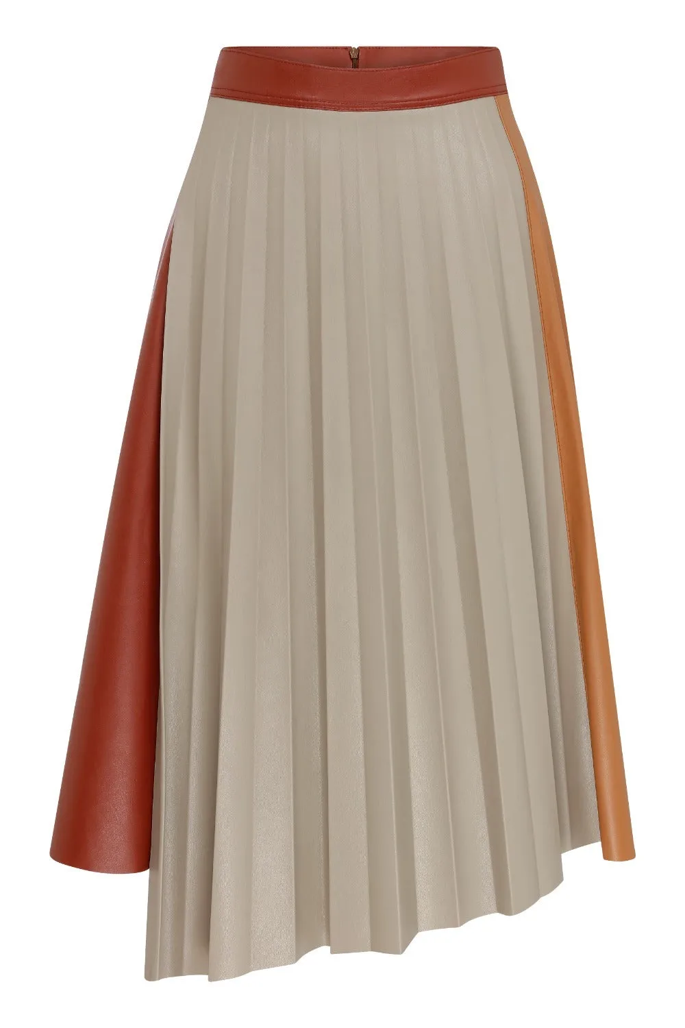 Magno Pleated Midi Skirt