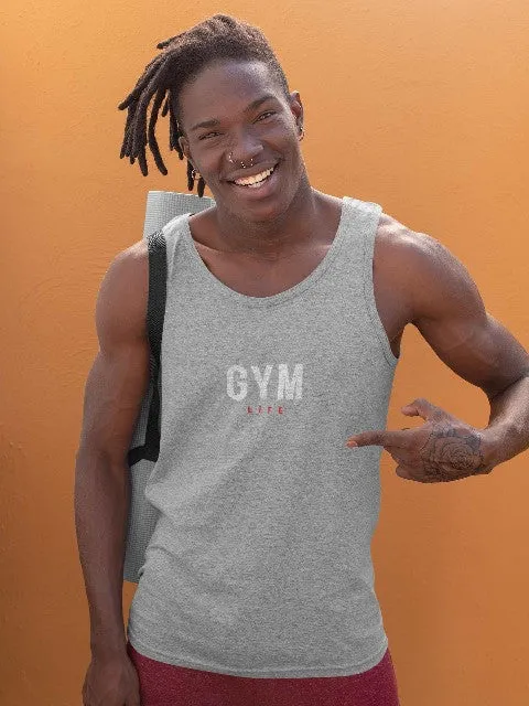 Mens Vest Tops  'Gym Life' Design