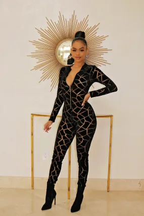 Mesh jumpsuit to have