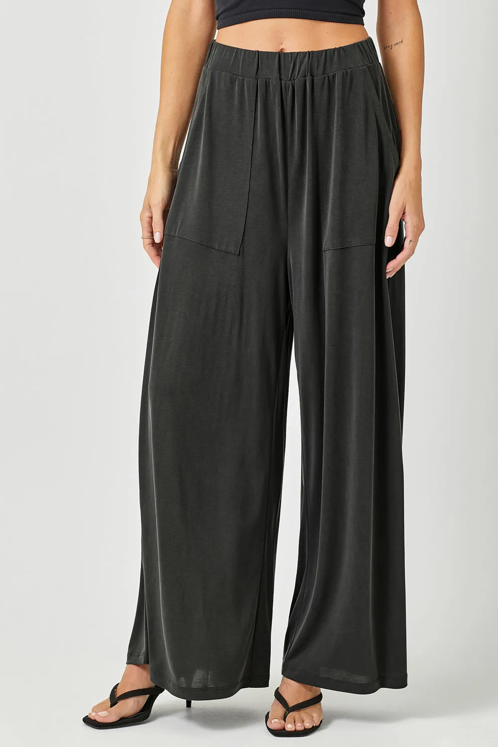 Modal Wide Leg Pants