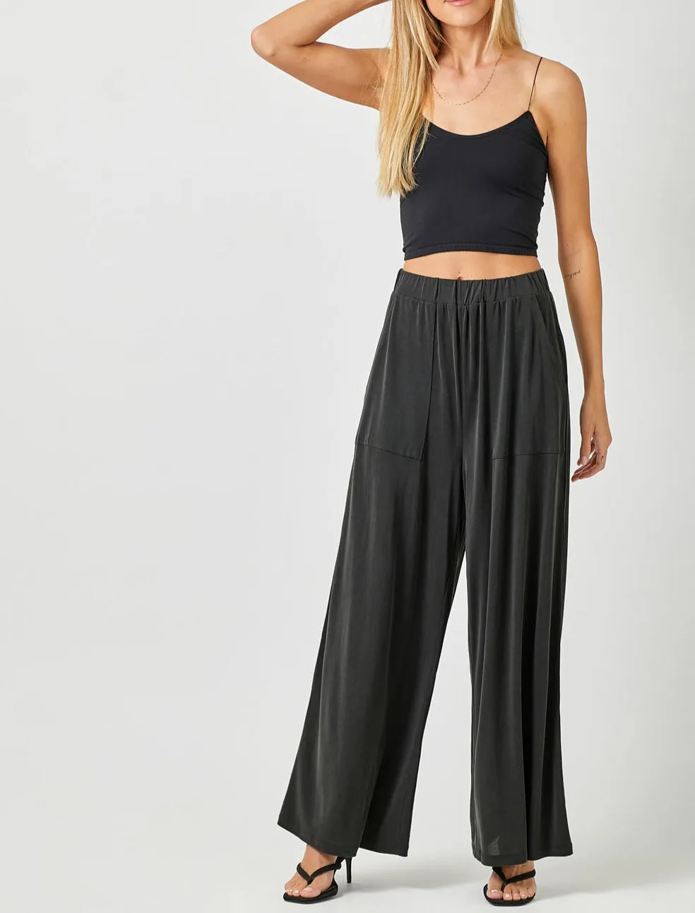 Modal Wide Leg Pants