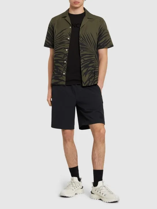 Moncler   Ferns printed cotton shirt 