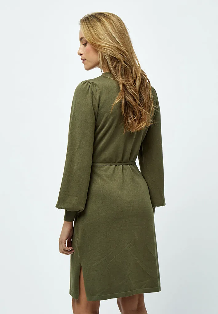 MSAstrid Short Knit Dress - Ivy green