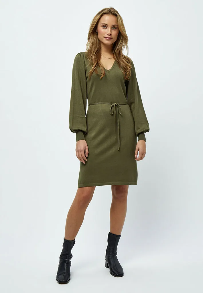 MSAstrid Short Knit Dress - Ivy green