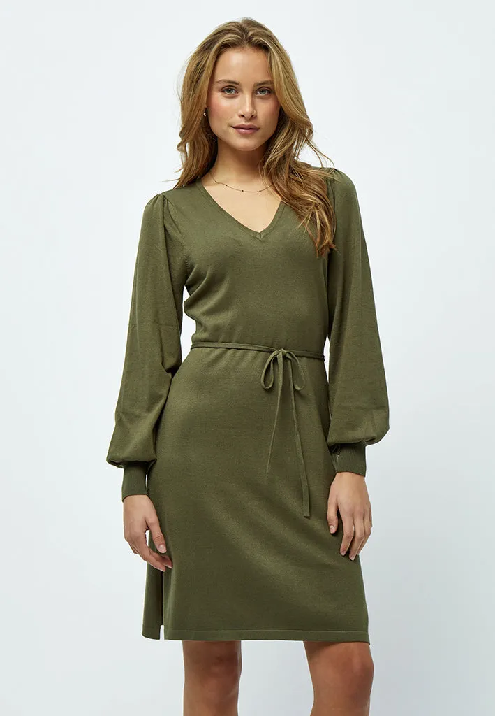 MSAstrid Short Knit Dress - Ivy green