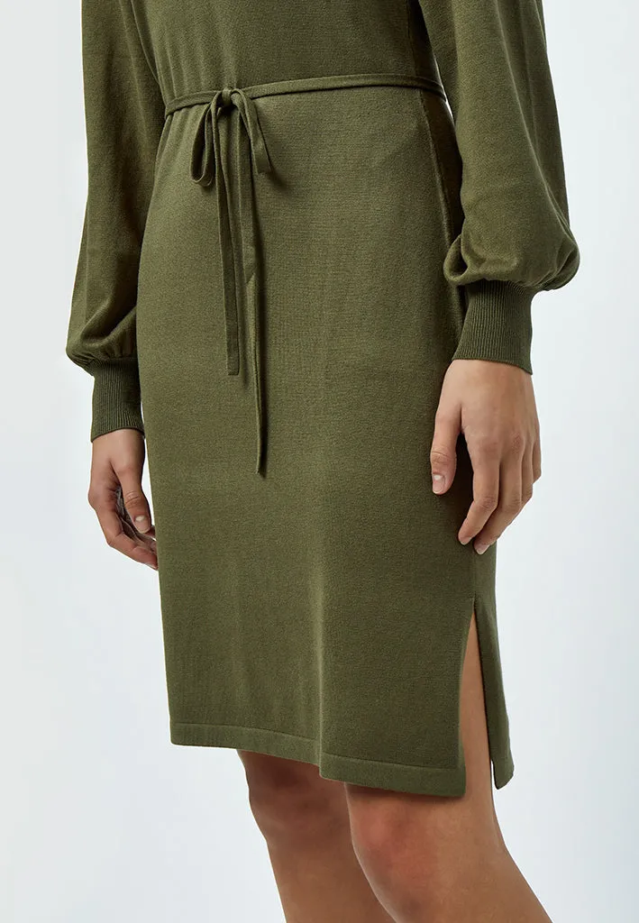 MSAstrid Short Knit Dress - Ivy green