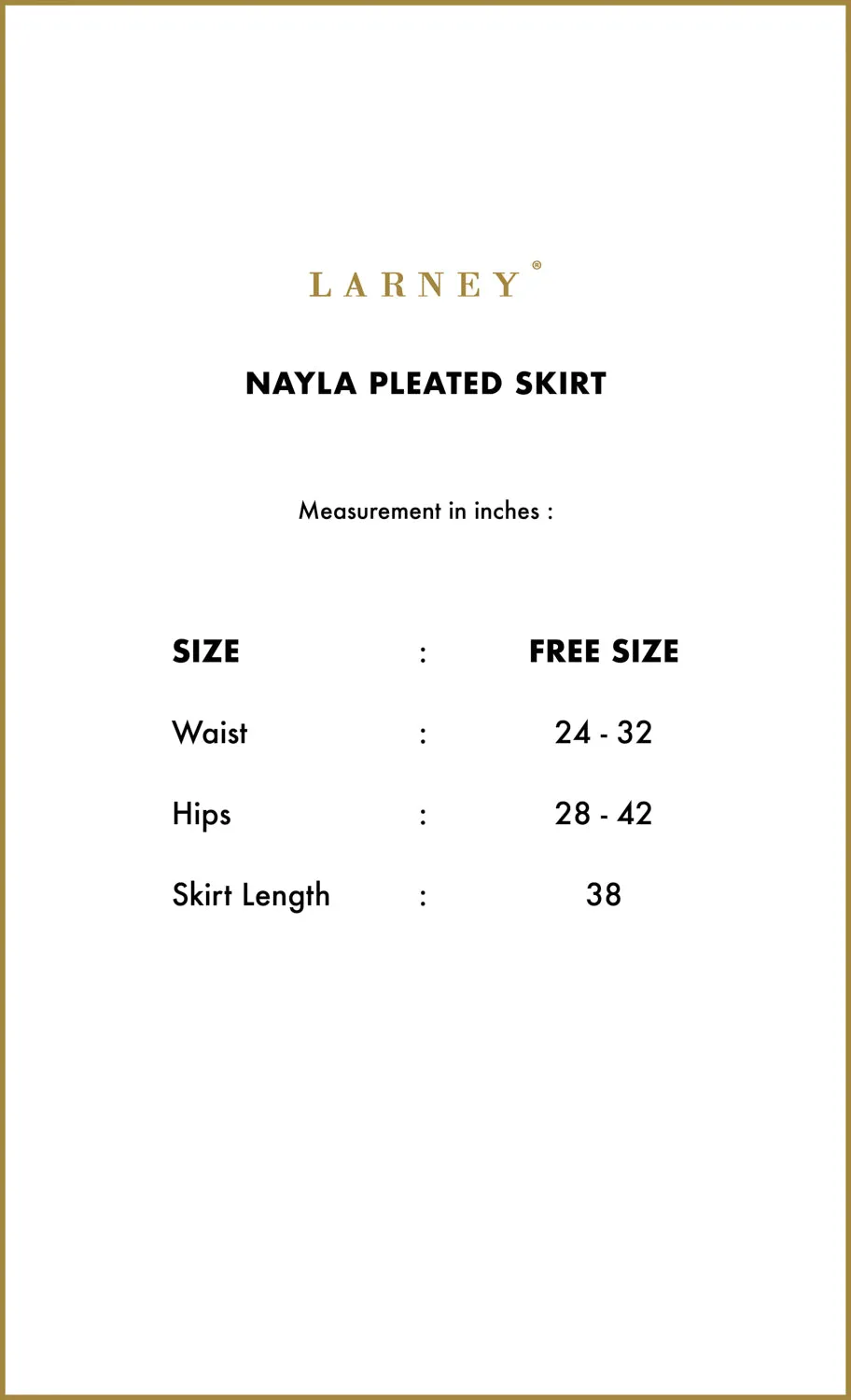 Nayla Pleated Skirt in Black