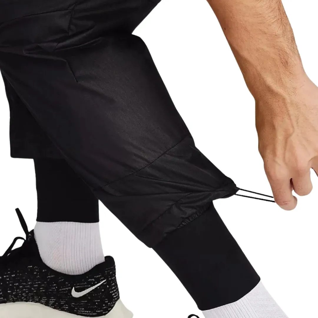 Nike Plain Black Running Trousers