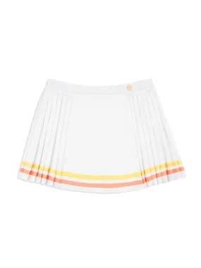 Noale Tennis Wrap Skirt- Brilliant White