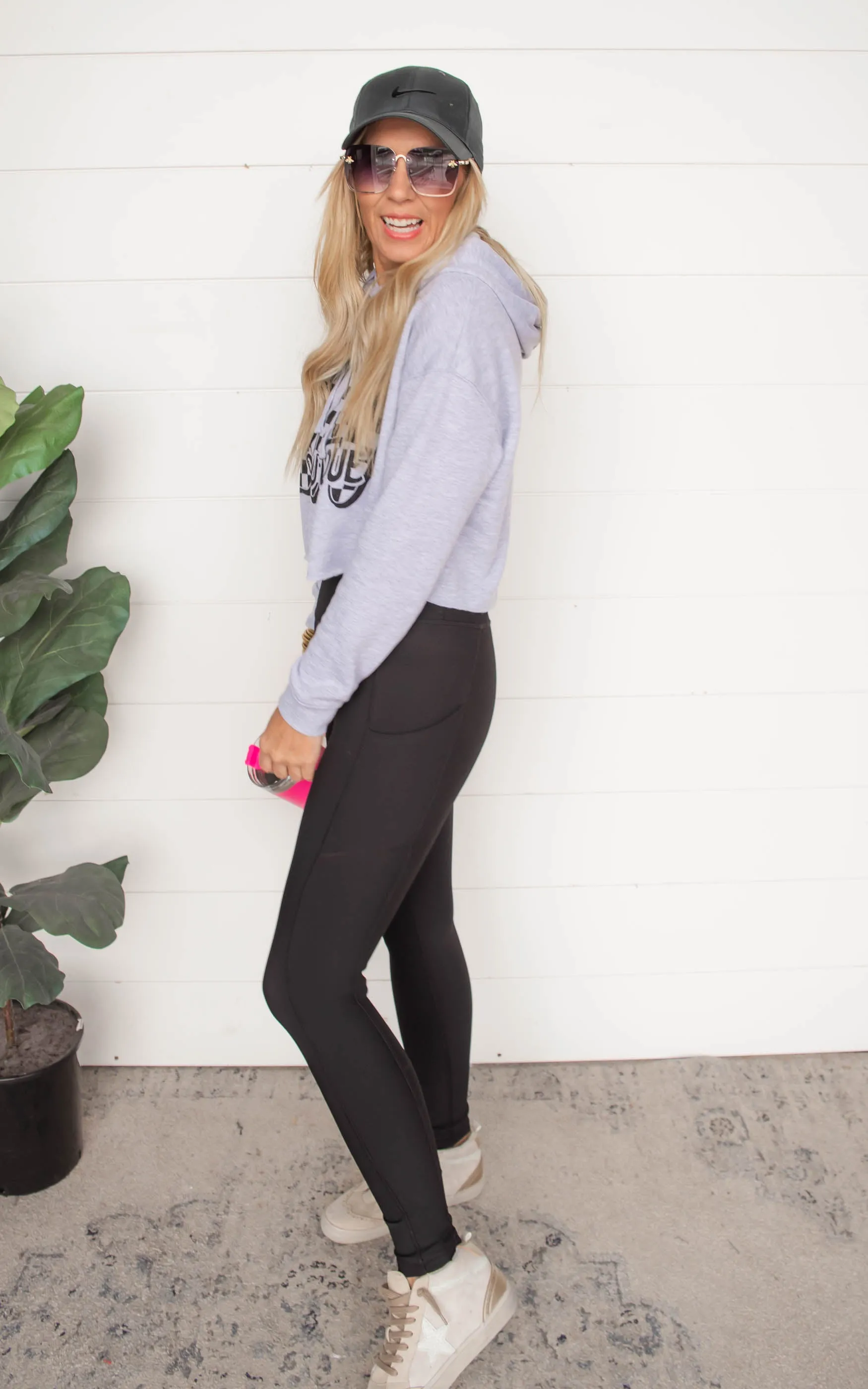 Nylon Rib Yoga Leggings | Rae Mode - Final Sale