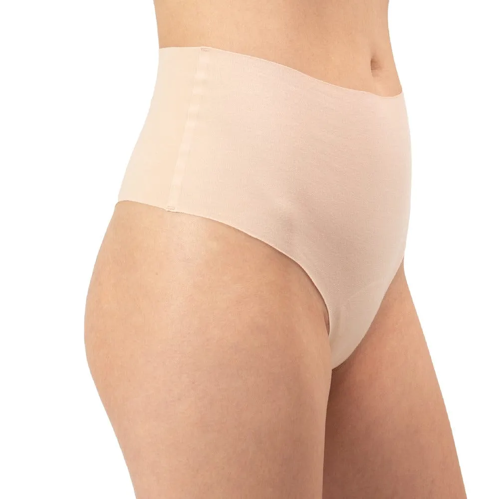 Organic Cotton No Show High Waist Thong