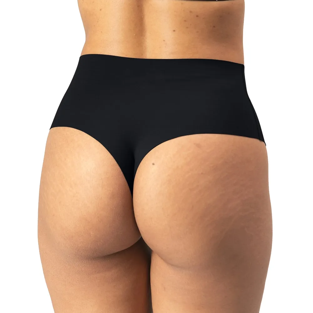 Organic Cotton No Show High Waist Thong