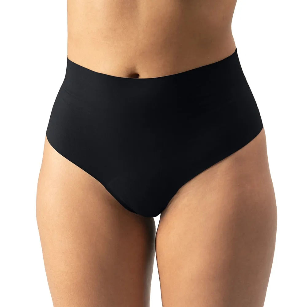 Organic Cotton No Show High Waist Thong