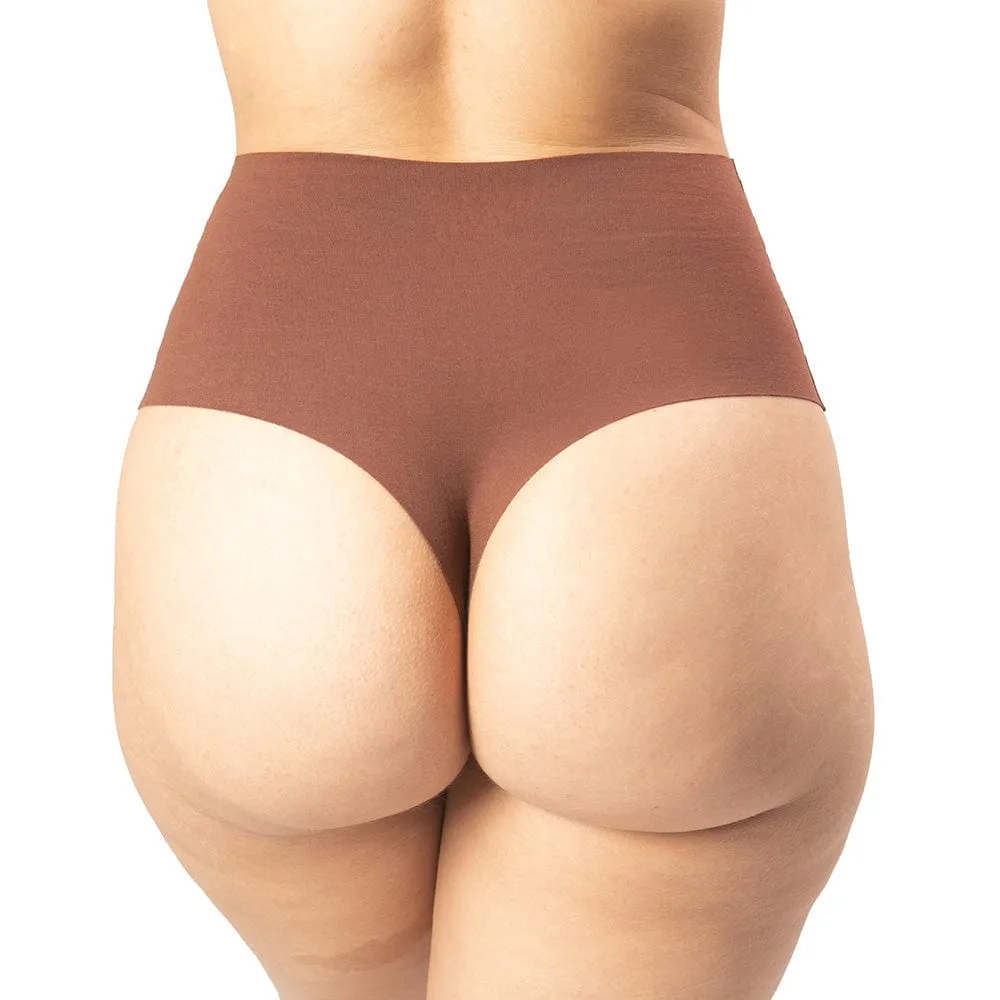 Organic Cotton No Show High Waist Thong