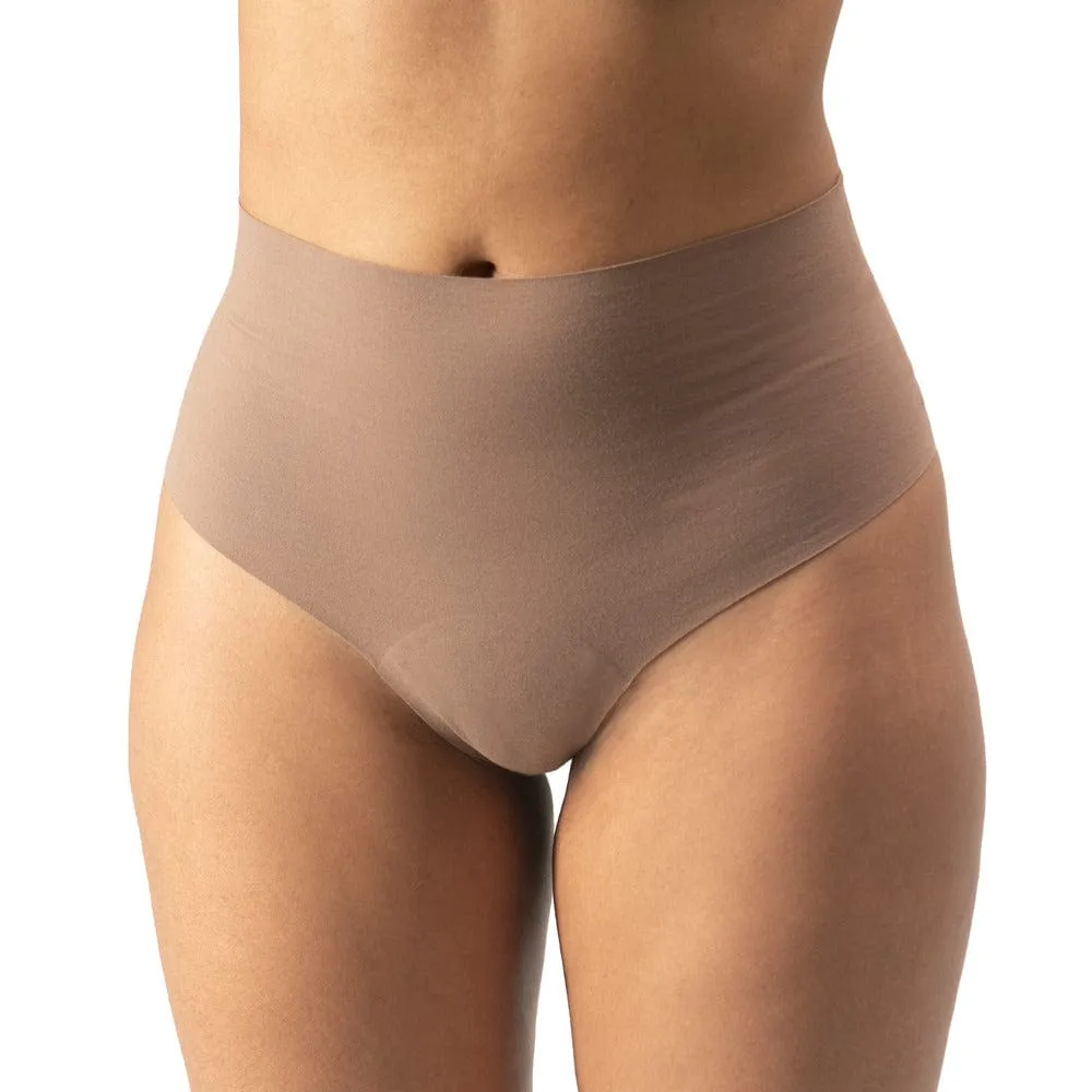 Organic Cotton No Show High Waist Thong