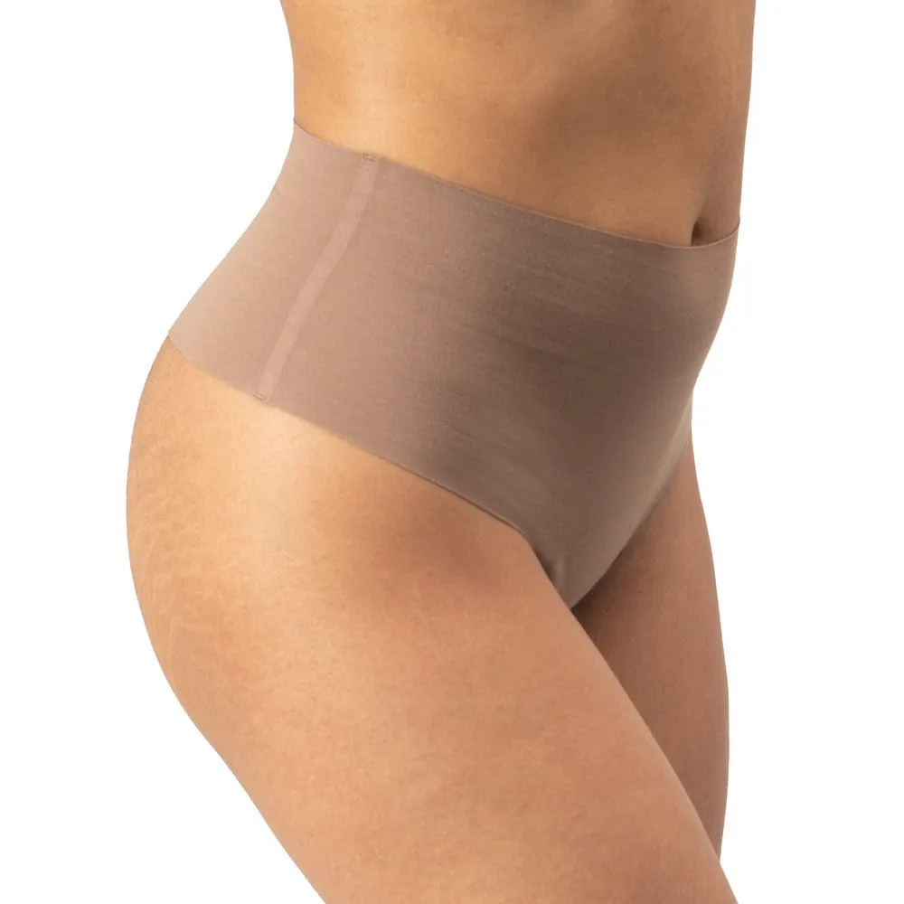 Organic Cotton No Show High Waist Thong