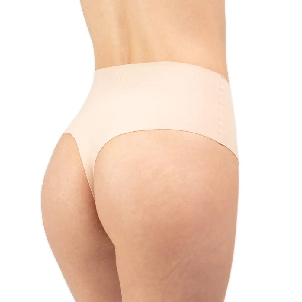 Organic Cotton No Show High Waist Thong