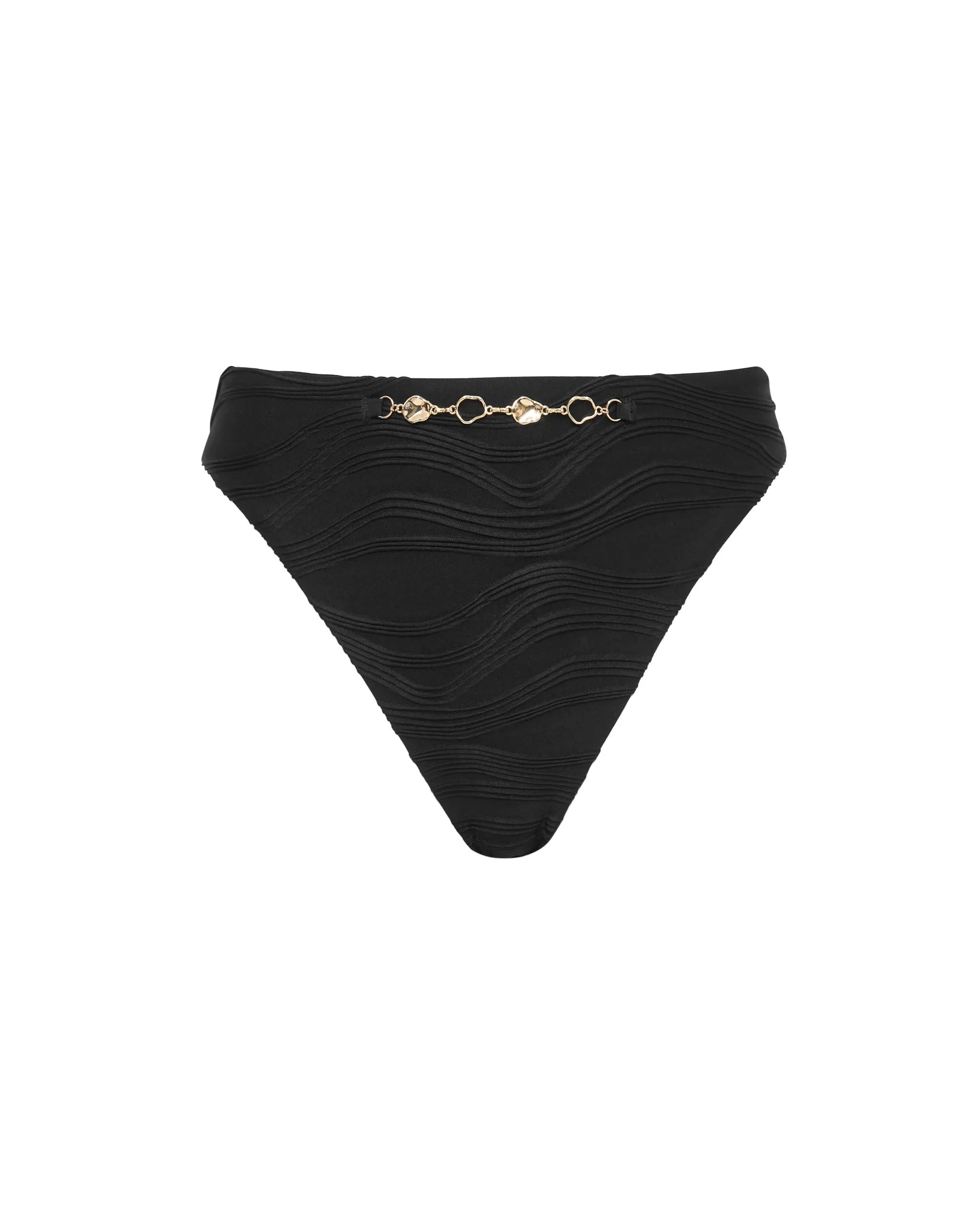 Orta High-Waist Bikini Brief Black