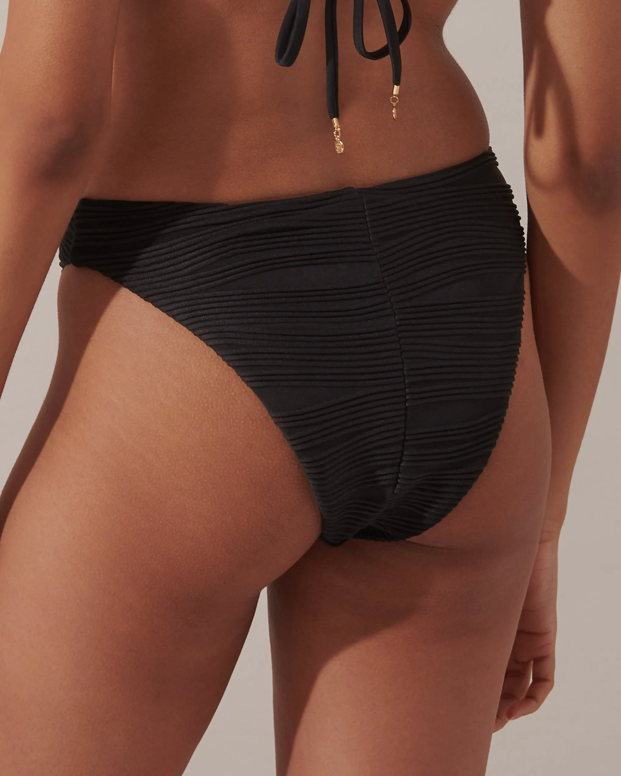 Orta High-Waist Bikini Brief Black