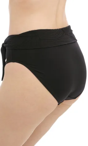 Ottawa Black High Waist Bikini Brief, Special Order S - 2XL