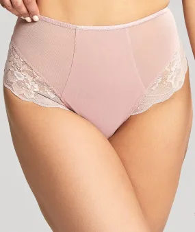 Panache Sabrina High Waist Brazilian Brief - Vintage Pearl