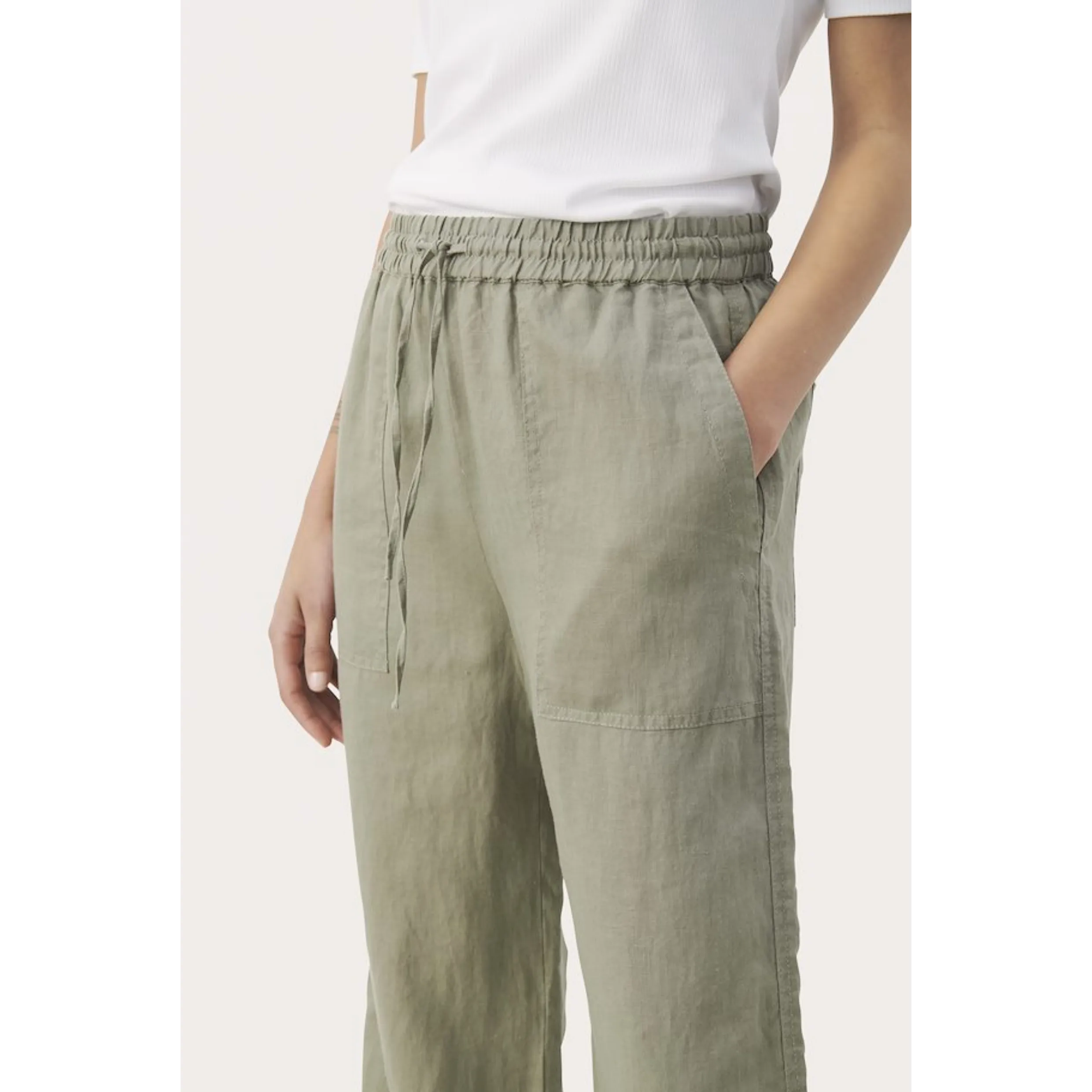 Part Two EniolaPW Trouser In Vetiver 8455