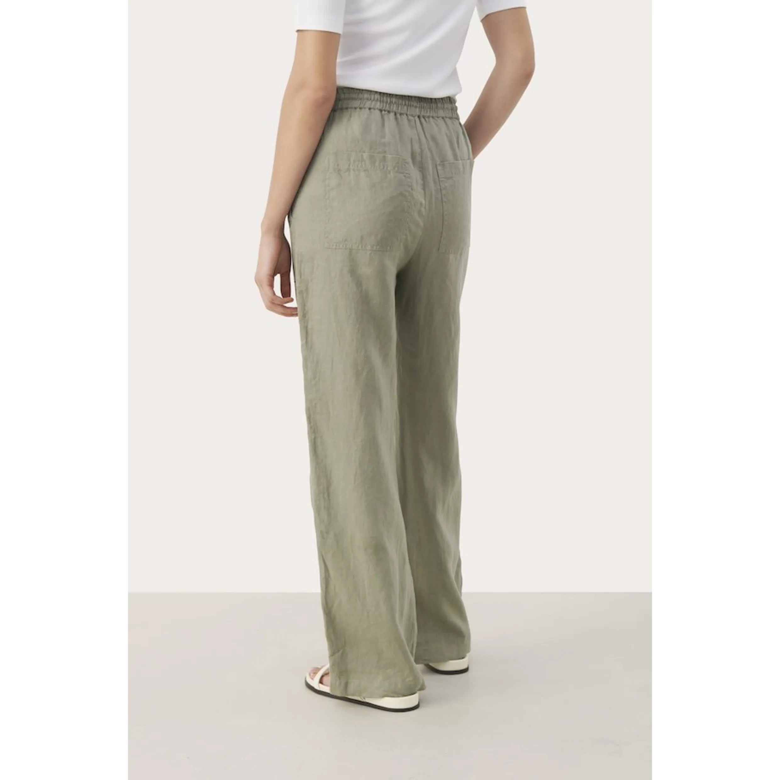 Part Two EniolaPW Trouser In Vetiver 8455