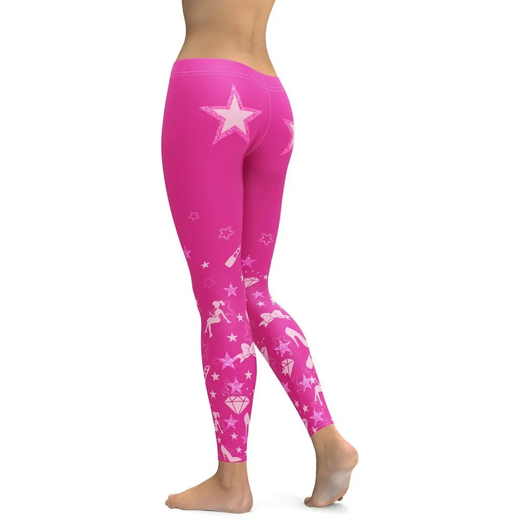 Pink Doll Leggings