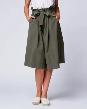 Pleated Bow-Tie Skirt