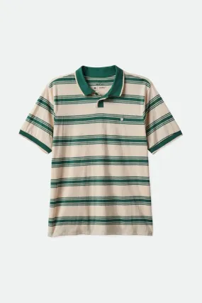 Proper S/S Polo - Whitecap/Spruce