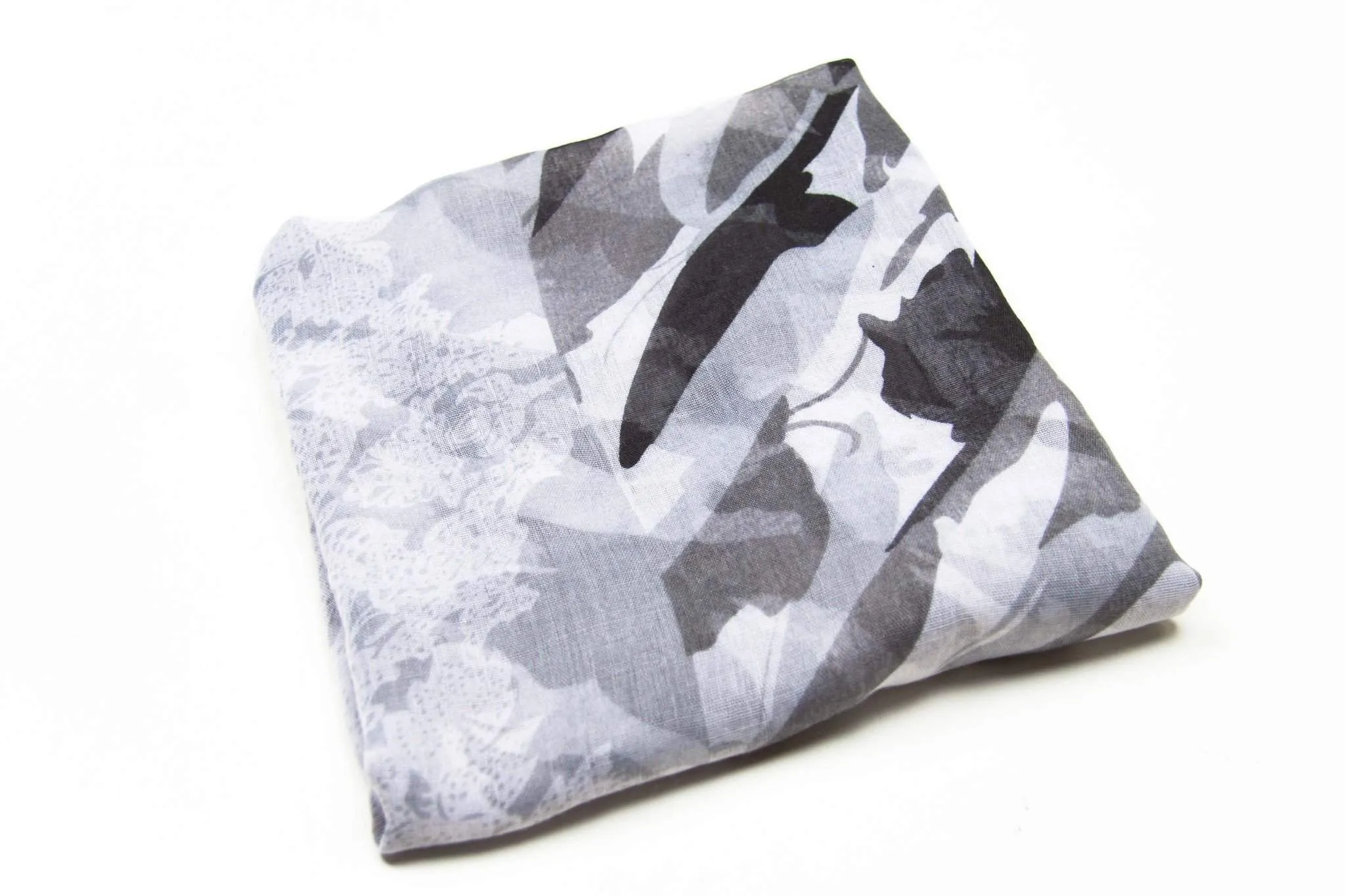 Scarf / Grey & White / Unisex