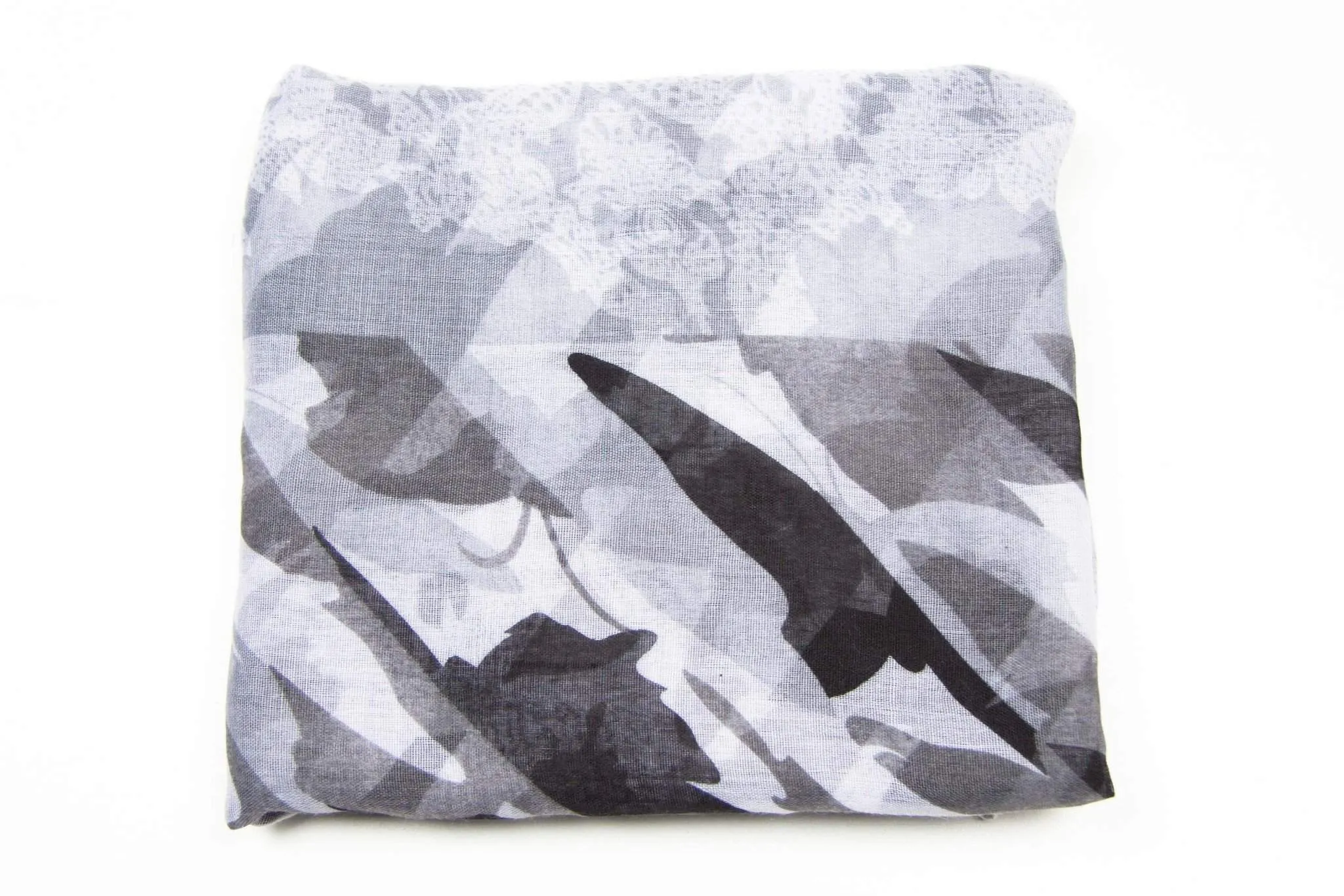 Scarf / Grey & White / Unisex