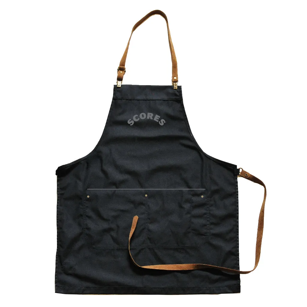 SCORES - BIB APRON  (12 PCS MINIMUM CAN COMBINE WITH WAIST APRON)