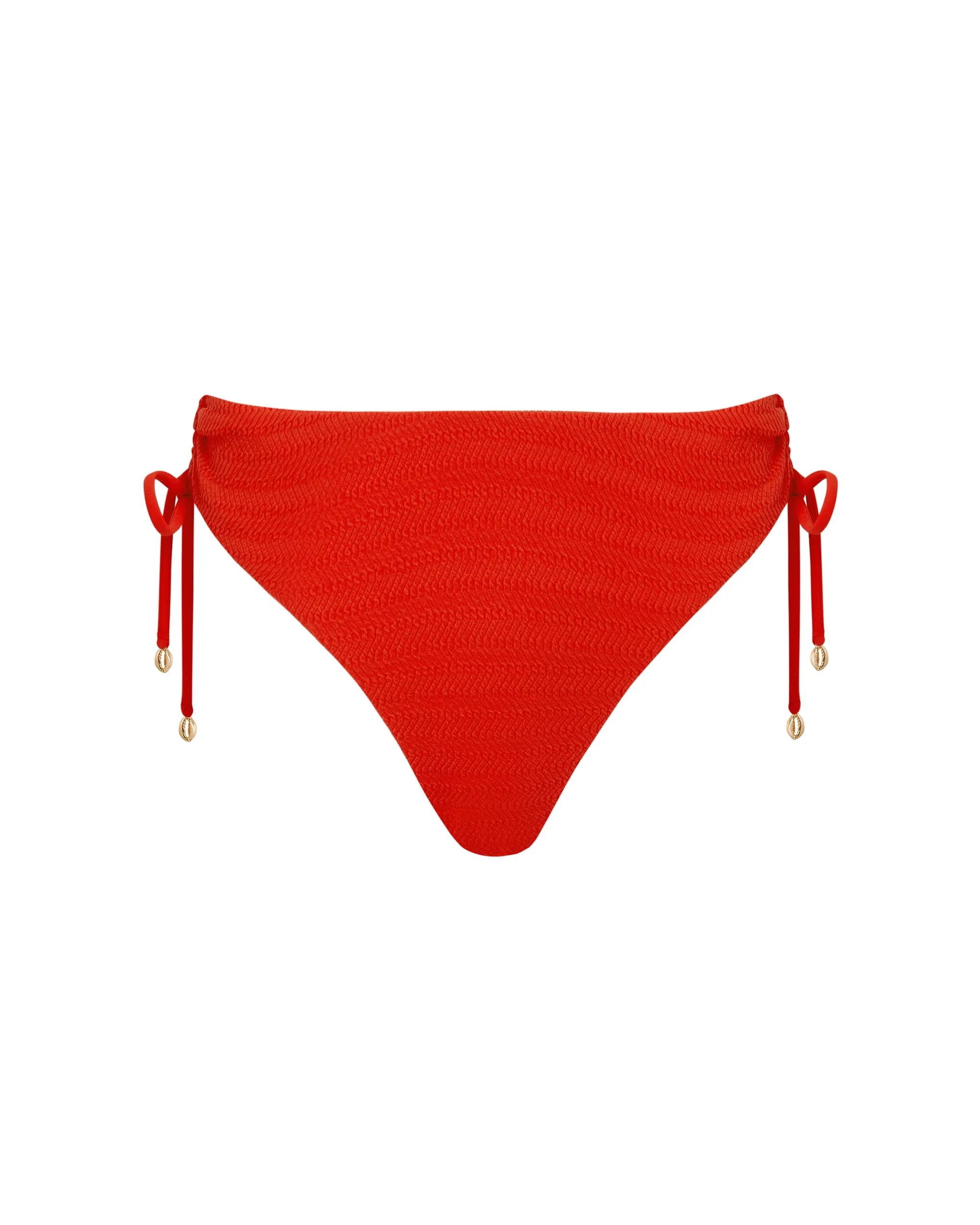 Shala High-Waist Bikini Brief Red