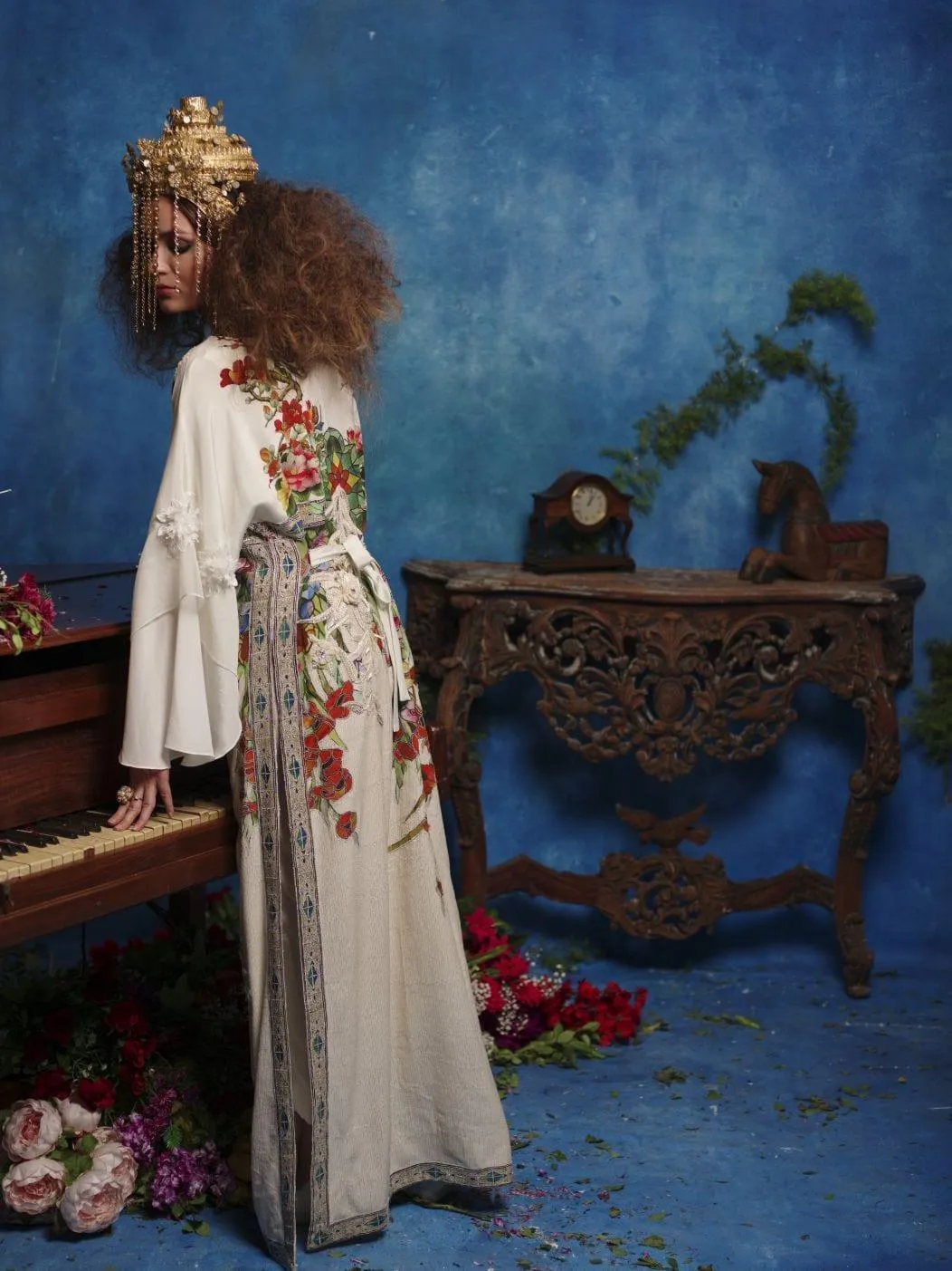 Shamaeel - Floor-Length Long Kaftan - F-6 A