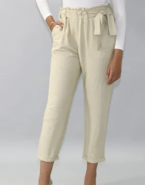 Side Tie Summer Pants