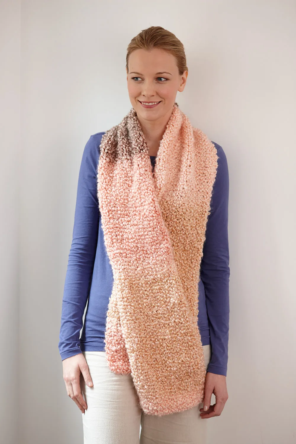 Simple One Ball Scarf (Knit) - Version 7