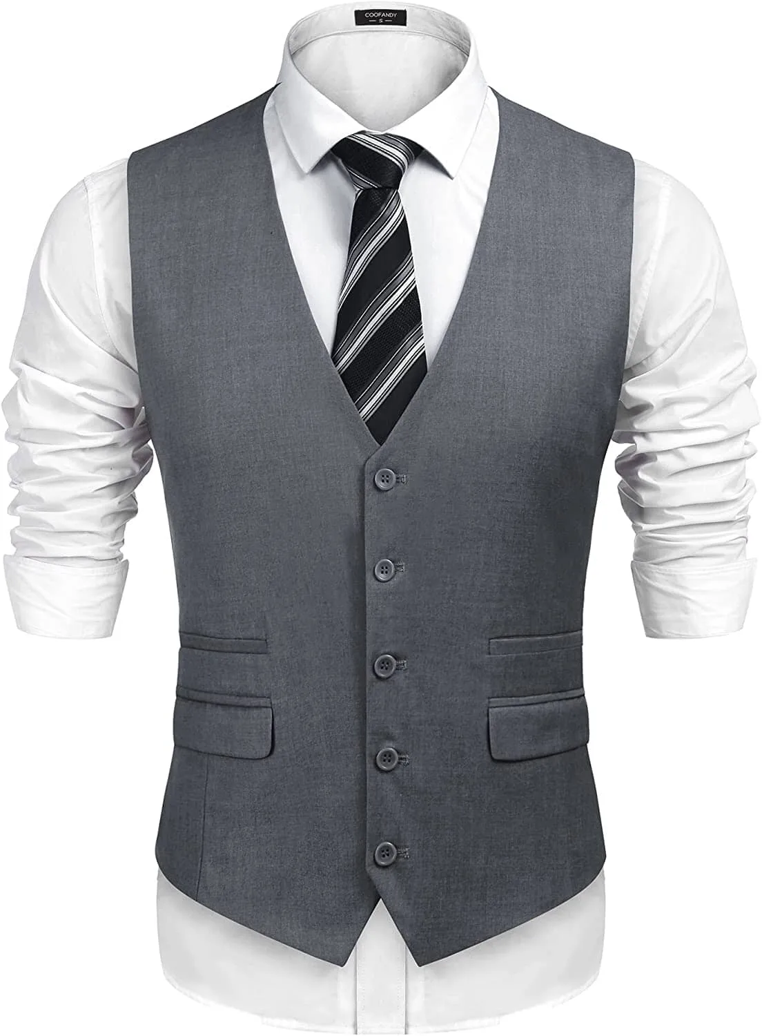 Slim Fit Business Suit Vest (US Only)