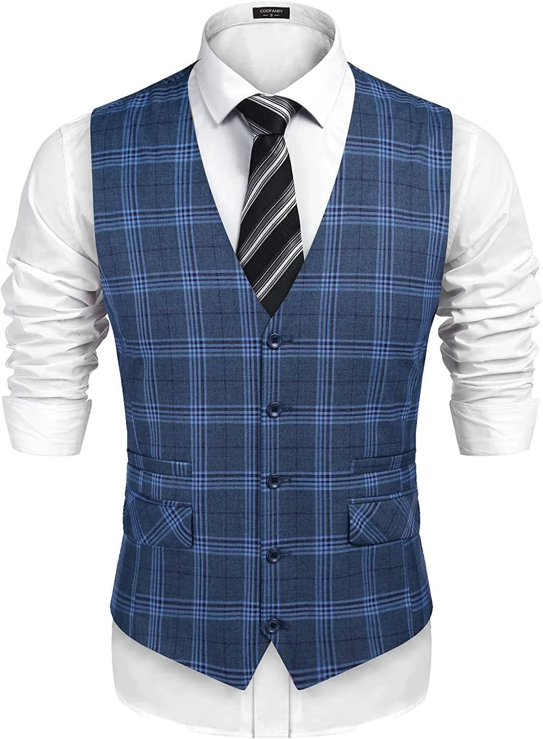 Slim Fit Business Suit Vest (US Only)