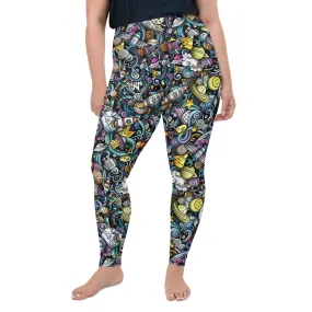 Space Travel Plus Size Leggings