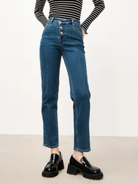 Straight High Waist Jeans