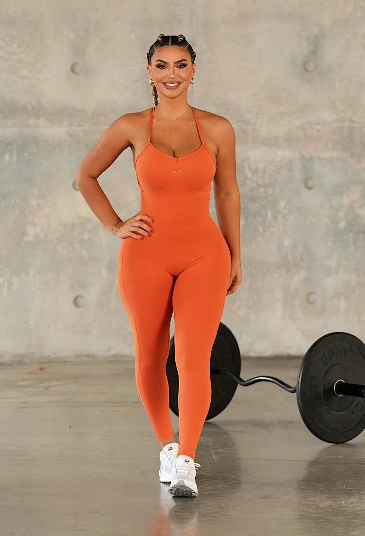 Super Fit Jumpsuit (ORANGE)