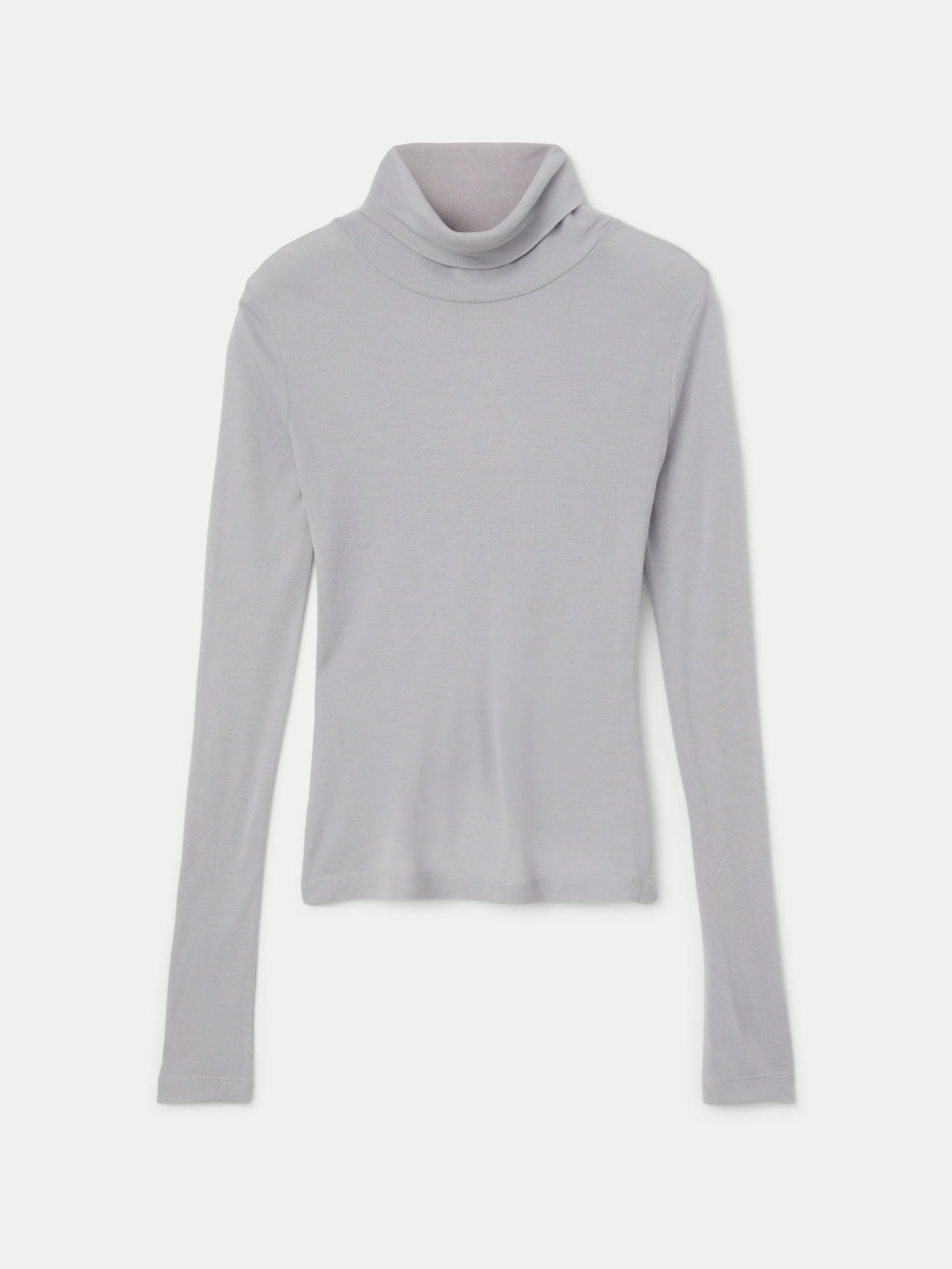 The Slim Fit Turtleneck in Icy Grey