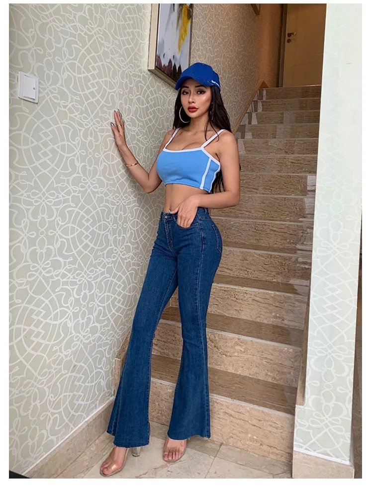 Throwback High Waist Flare Jeans