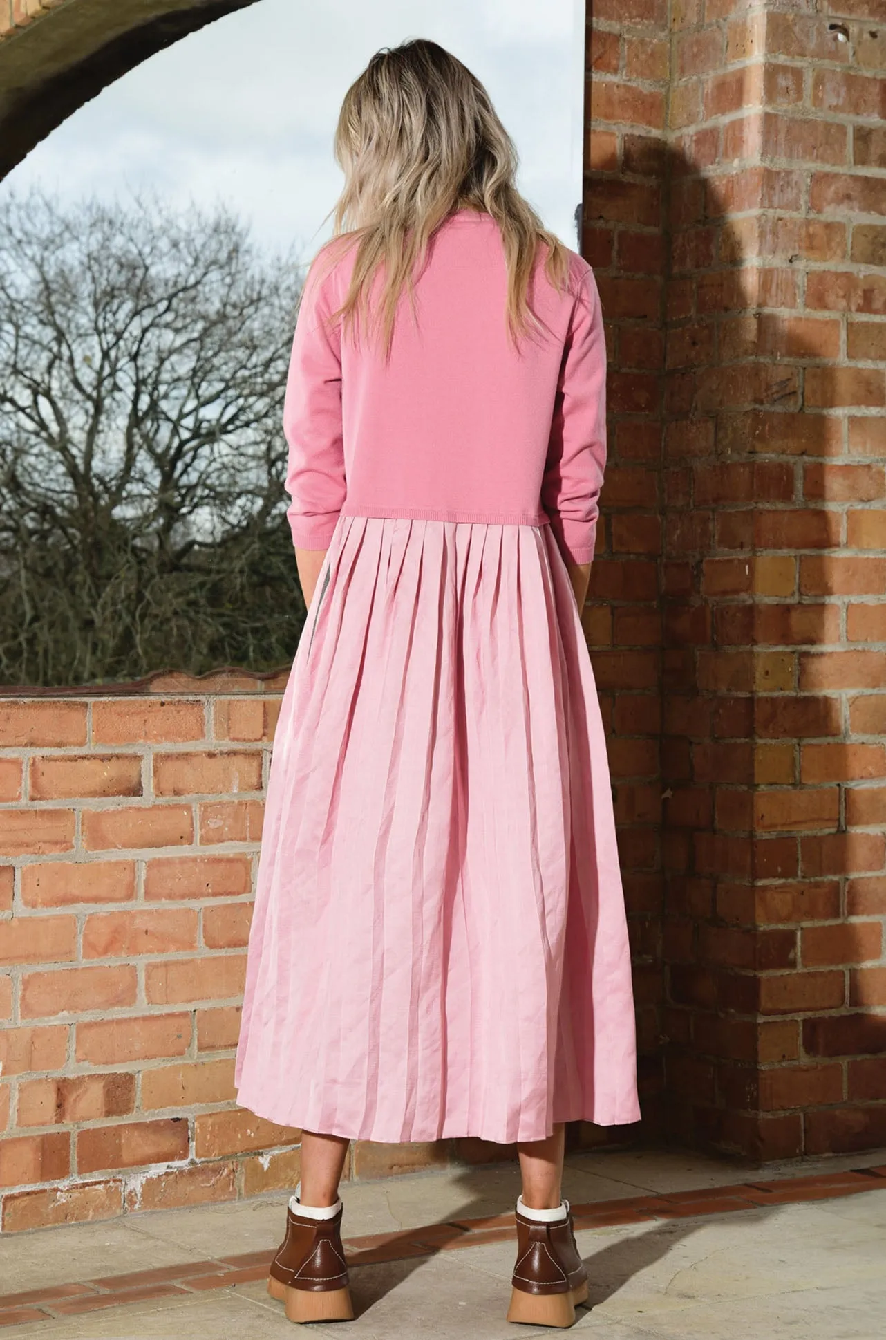 Trelise Cooper - Twill Standing Get Over Knit Dress in Pink