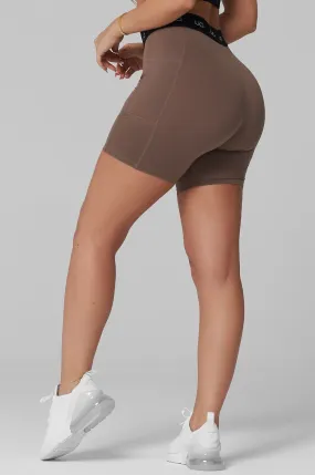 Truffle Cozy Sport Biker Short