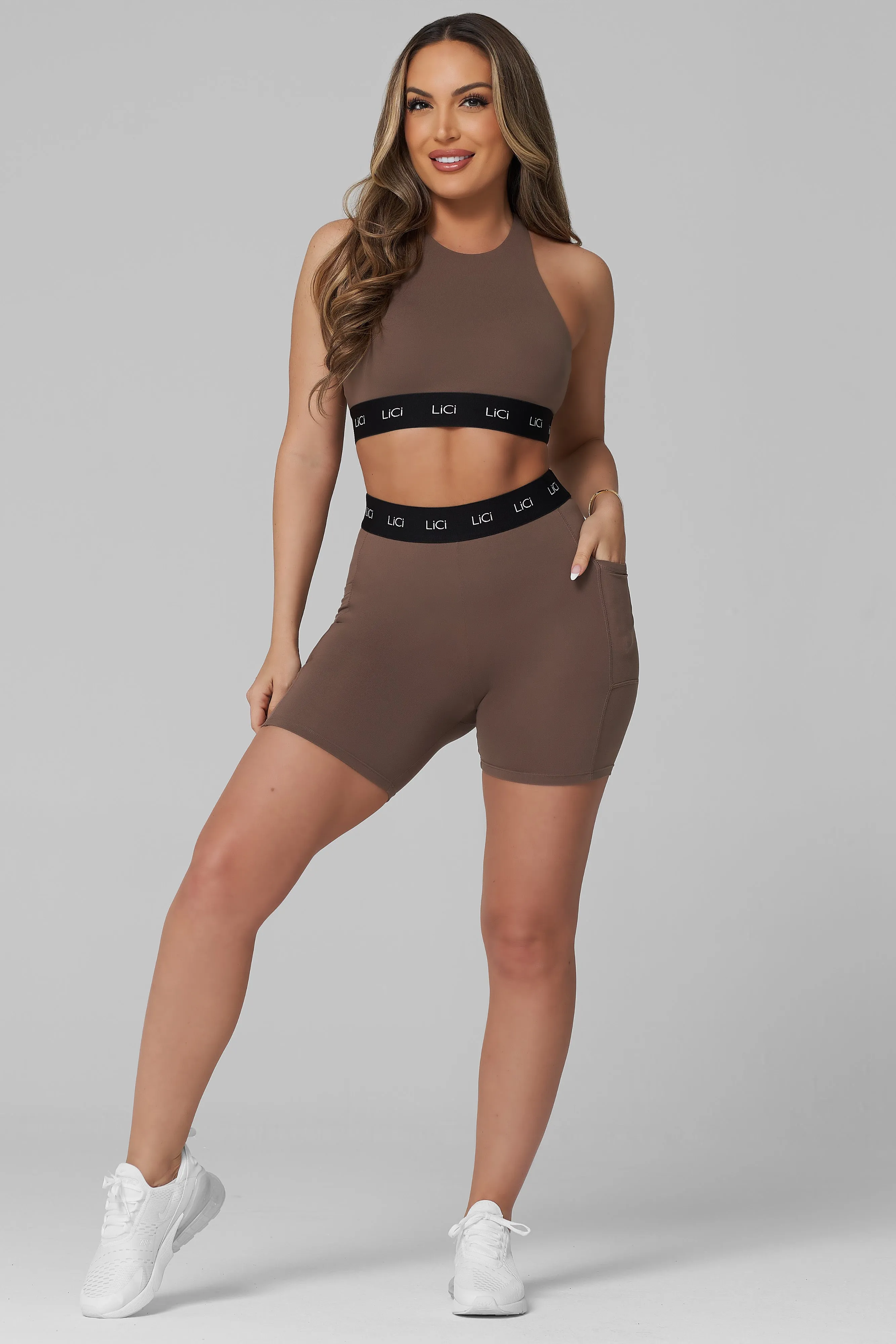 Truffle Cozy Sport Biker Short
