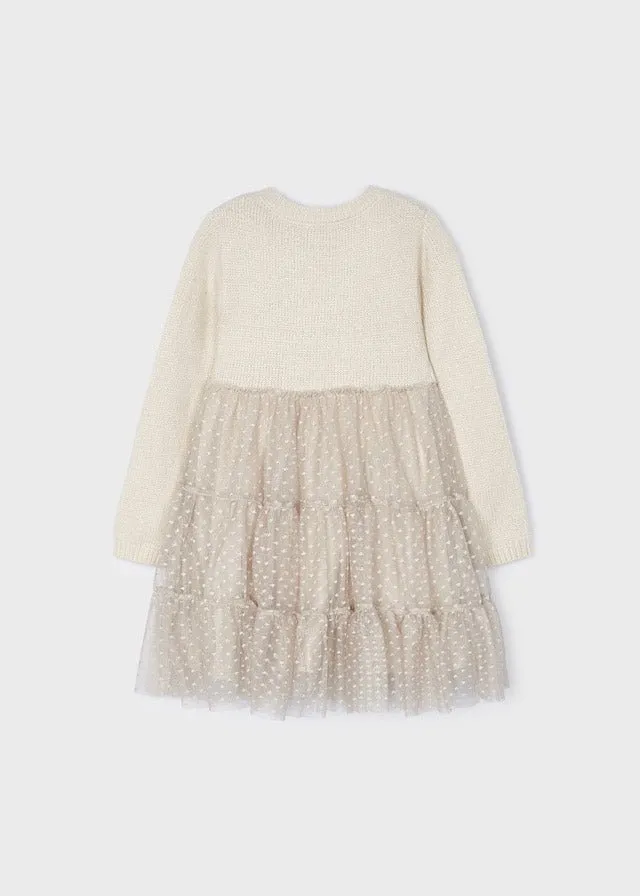 Tulle Knit Dress